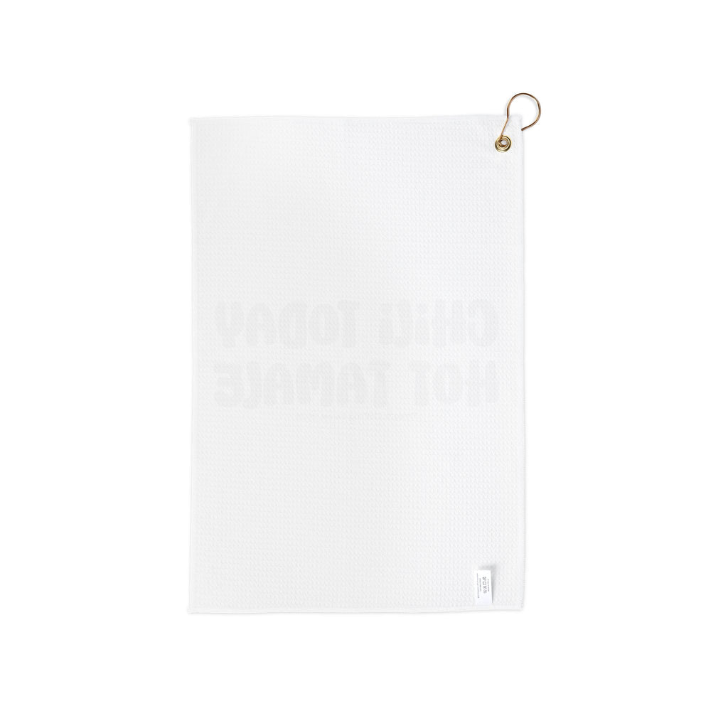 Golf Towel — "Chili Today, Hot Tamale" Funny Golf Accessory