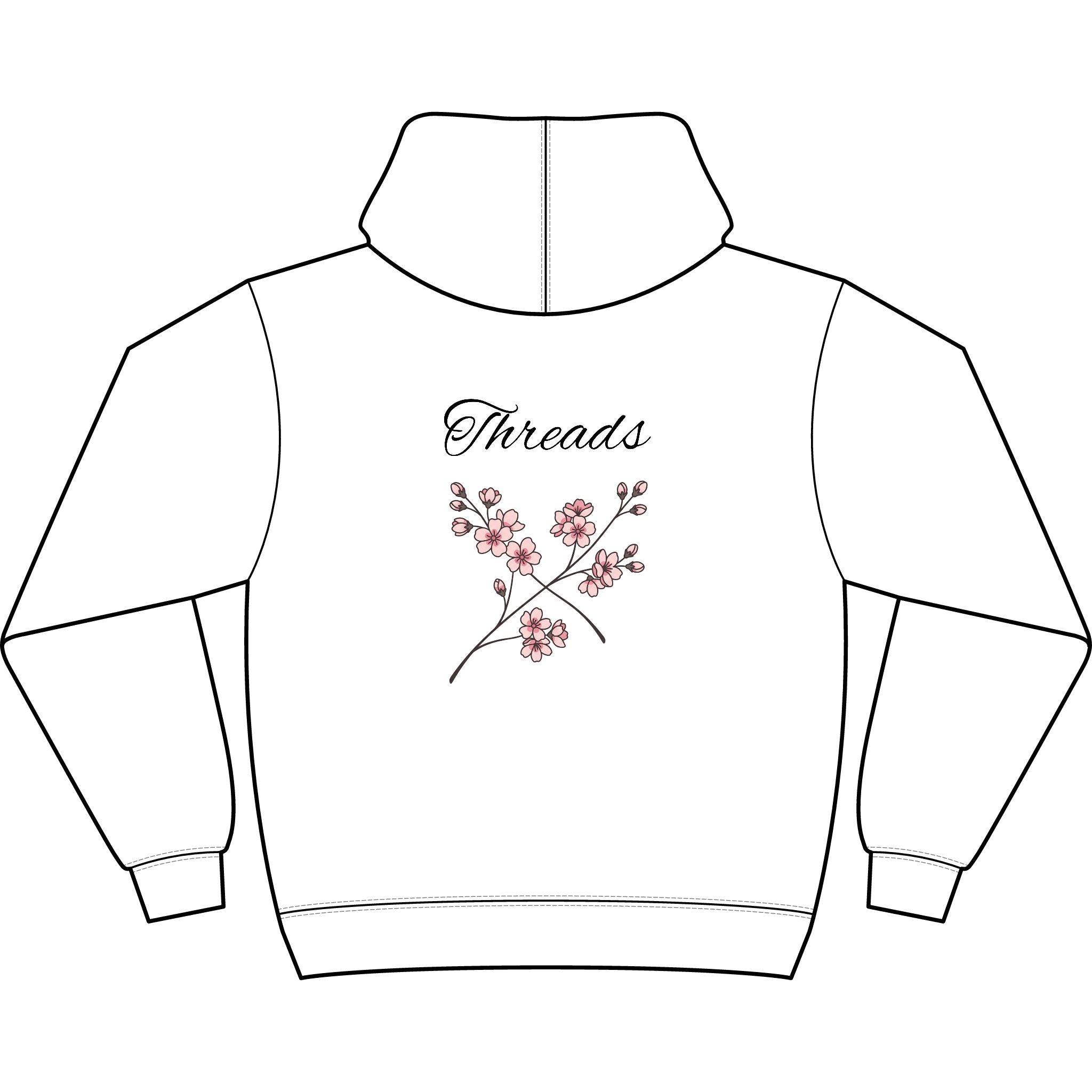 Threads Blossom Boxy Fit Hoodie