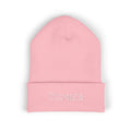 Embroidered 'Threads' Cuffed Beanie