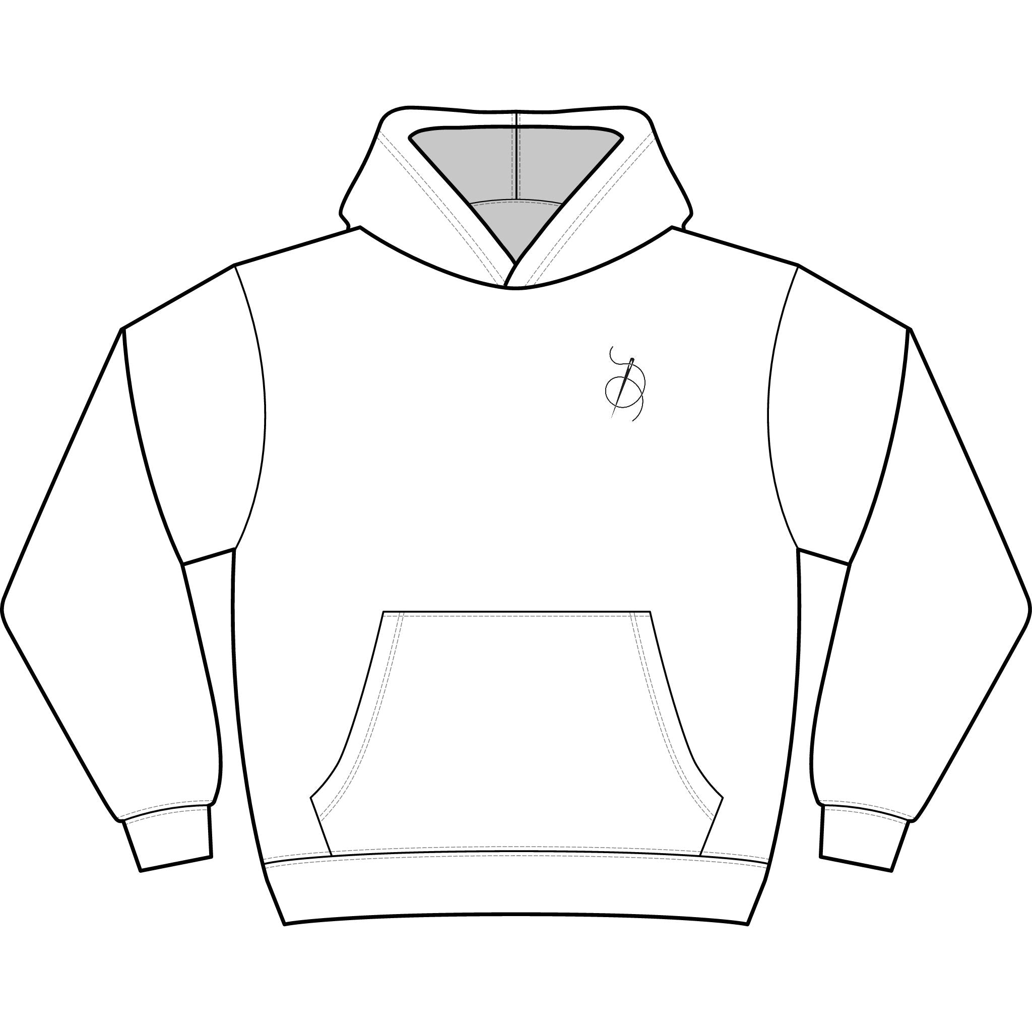 Boxy Fit Hoodie - (No Physical Image)