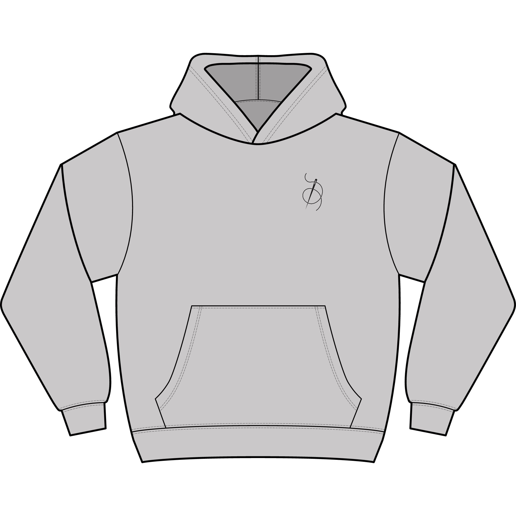 Boxy Fit Hoodie - (No Physical Image)